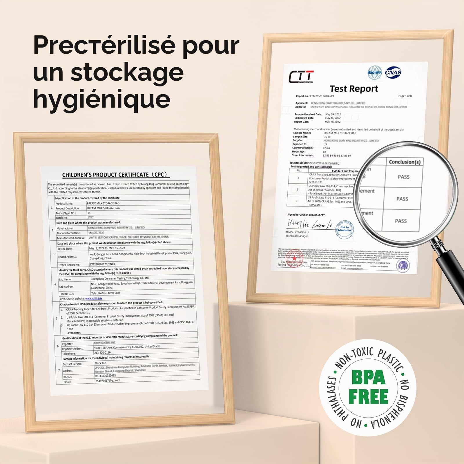 Momcozy Sachets de Congélation Lait Maternel 180mL - Lot de 240 Poches Stériles avec Double Fermeture Étanche | Conservation Hygiénique Allaitement et Stockage Réfrigéré