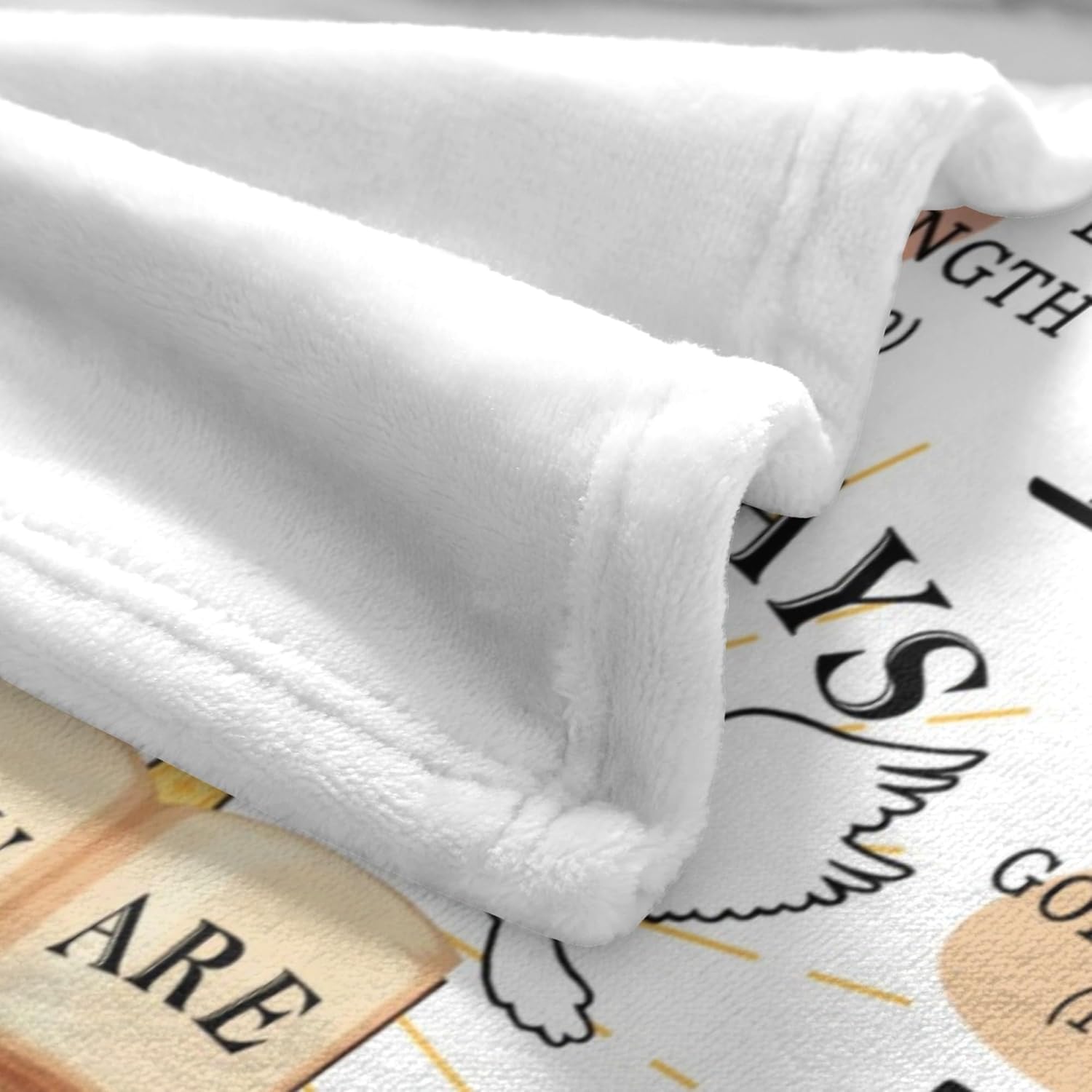 Baptism Gifts for Boys Kids Inspirational Bible Jesus Blanket Confirmation Sobriety Spiritual Christian Gifts Religious Throws (Yellow,50''x60'')