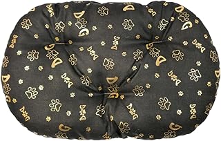 Hundekissen – Katzenkissen – ovale Größe 80 x 58 cm dunkelbraun Farbe – Hundebett – Katzenbett – Katzenmatte – Matratze für Hunde oder Katze – Waschbar – Ideal für Transportkörbe oder Tierbetten product image