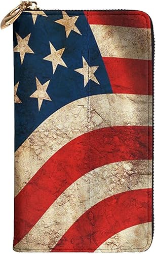 Miniatura 3 de Carteras de cuero de girasol para mujer y hombre con cremallera larga delgada cubierta de chequera monedero de mano con 12 ranuras para tarjetas