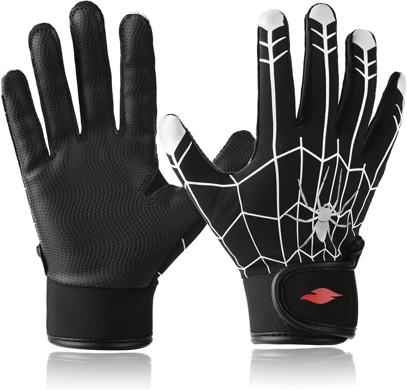 Youth Baseball & Softball Batting Gloves for Kids with Super Grip Fit