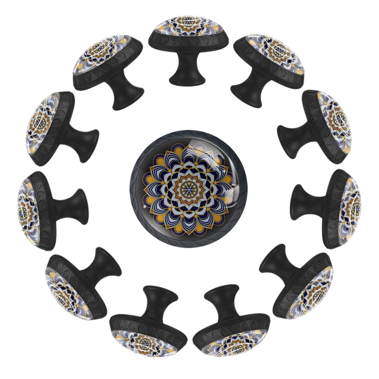 Boutons de tiroir mandala bohème pour relooker une chambre d'enfant