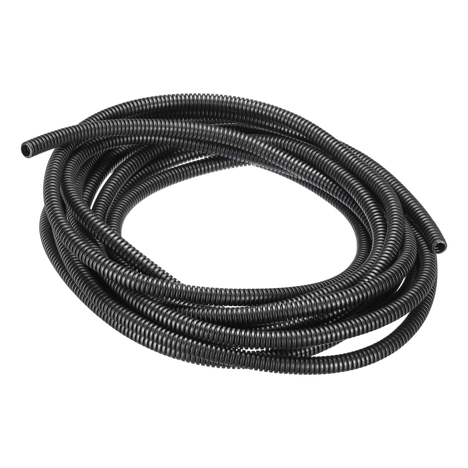 DMiotech 10mmx8mmx6m Plastic Non-Split Corrugated Tubing Indoor Outdoor Cord Management for Wrap Tidy Office Garden โ image 1