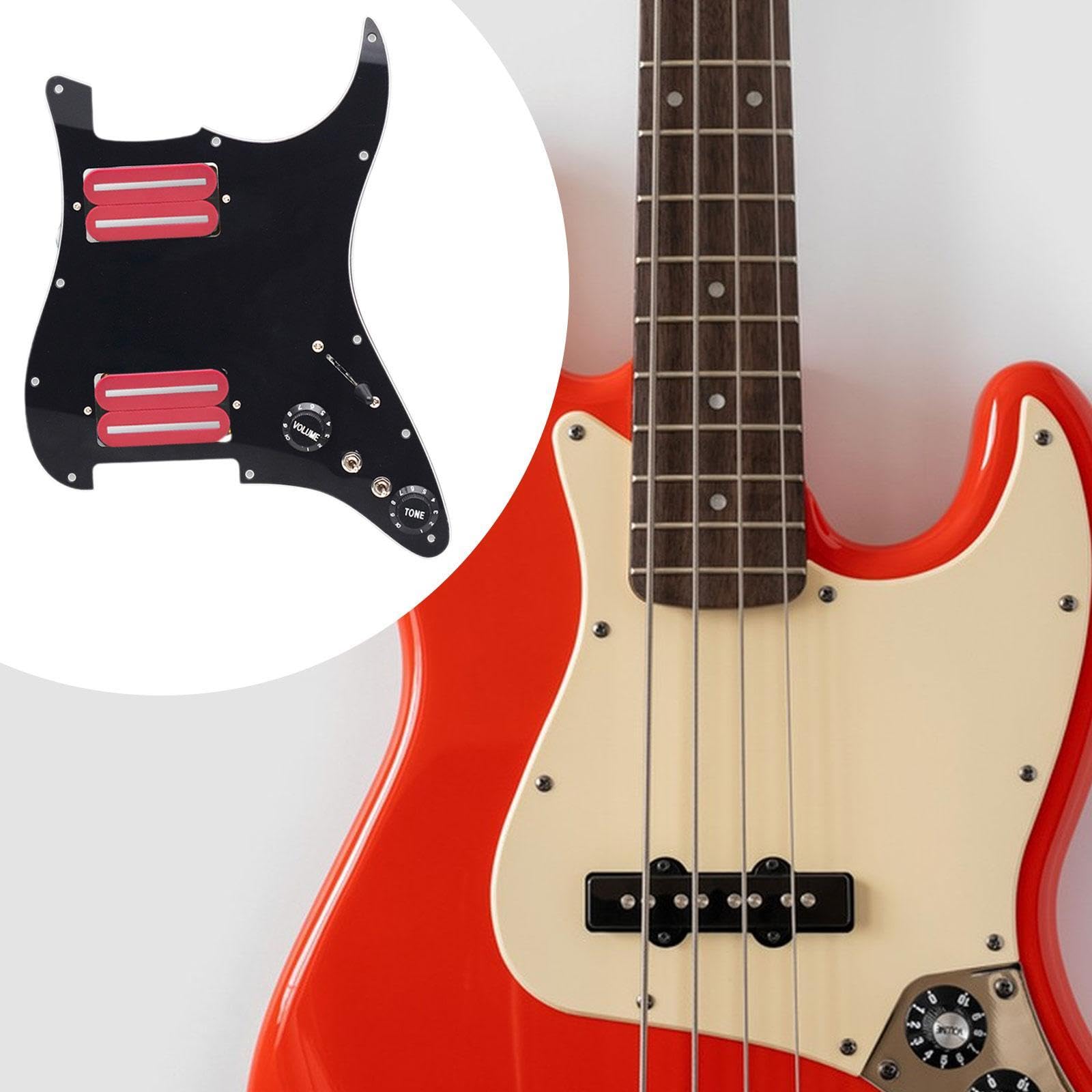 Amazon.co.jp: JunZheHub エレキギター用ピックガードアセンブリ