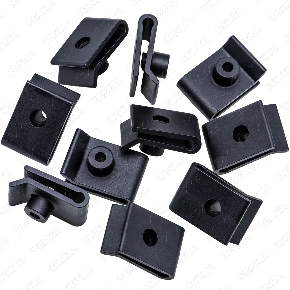 Amazon.com: Rexka 10pcs Fender Liner Splash Shield Nylon U Nut 