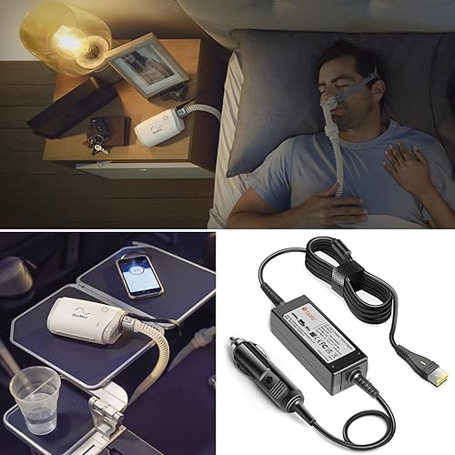 Miniatura 2 de TAIFU ResMed Airmini convertidor de CC, 20 W para AirMini Auto CPAP Cargador de coche para ResMed Airmini AutoSet CPAP Air Mini Cable de