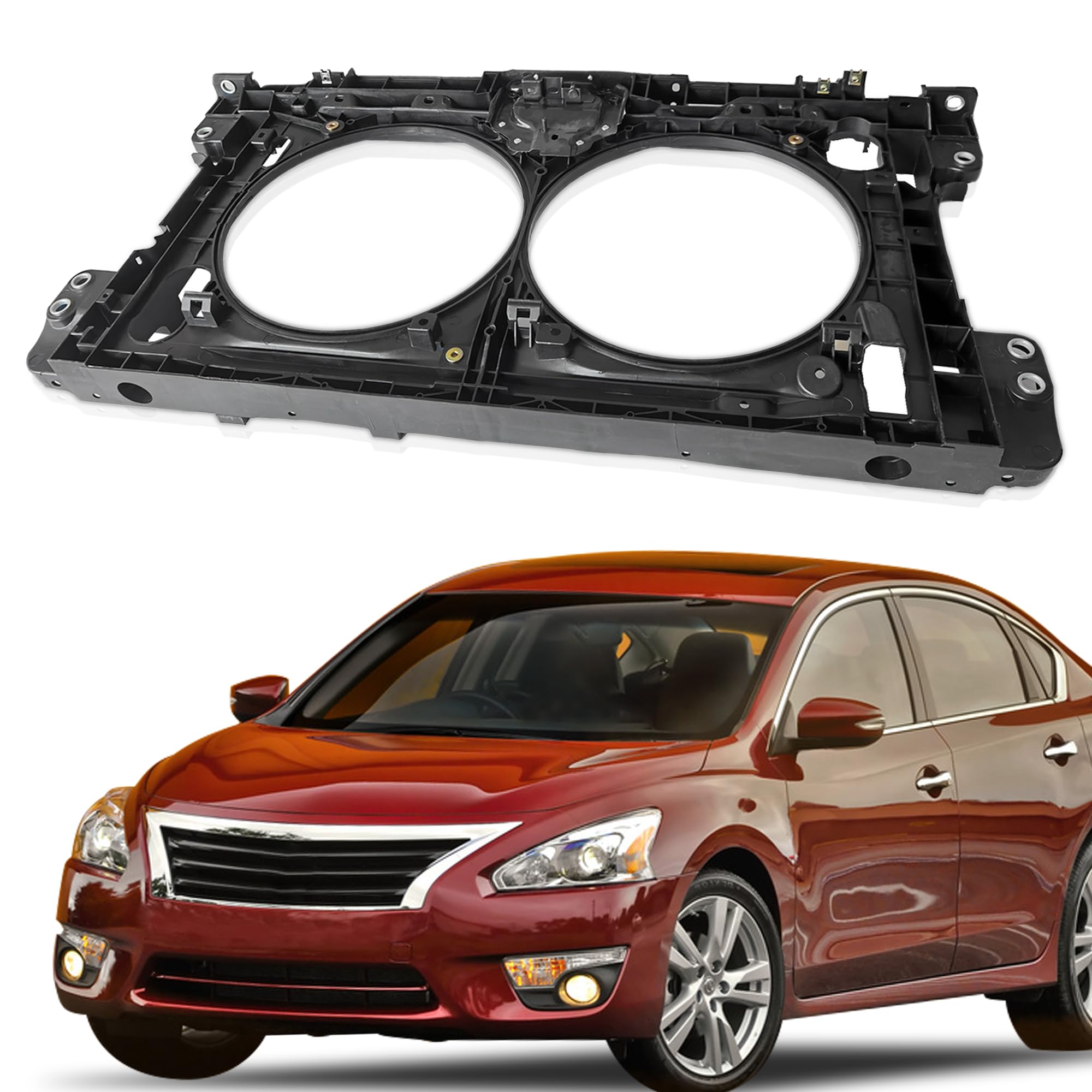 Amazon.com: UnayKolb Black Radiator Support Fit 2013 2014