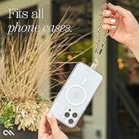 Vista 6 de Case-Mate Colgante para teléfono - Correa antirrobo desmontable - Correa de muñeca para iPhone manos libres para mujeres - Cadena de teléfono