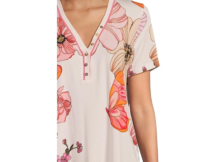 The Janie Favorite Short Sleeve Henley Tee - Image 3