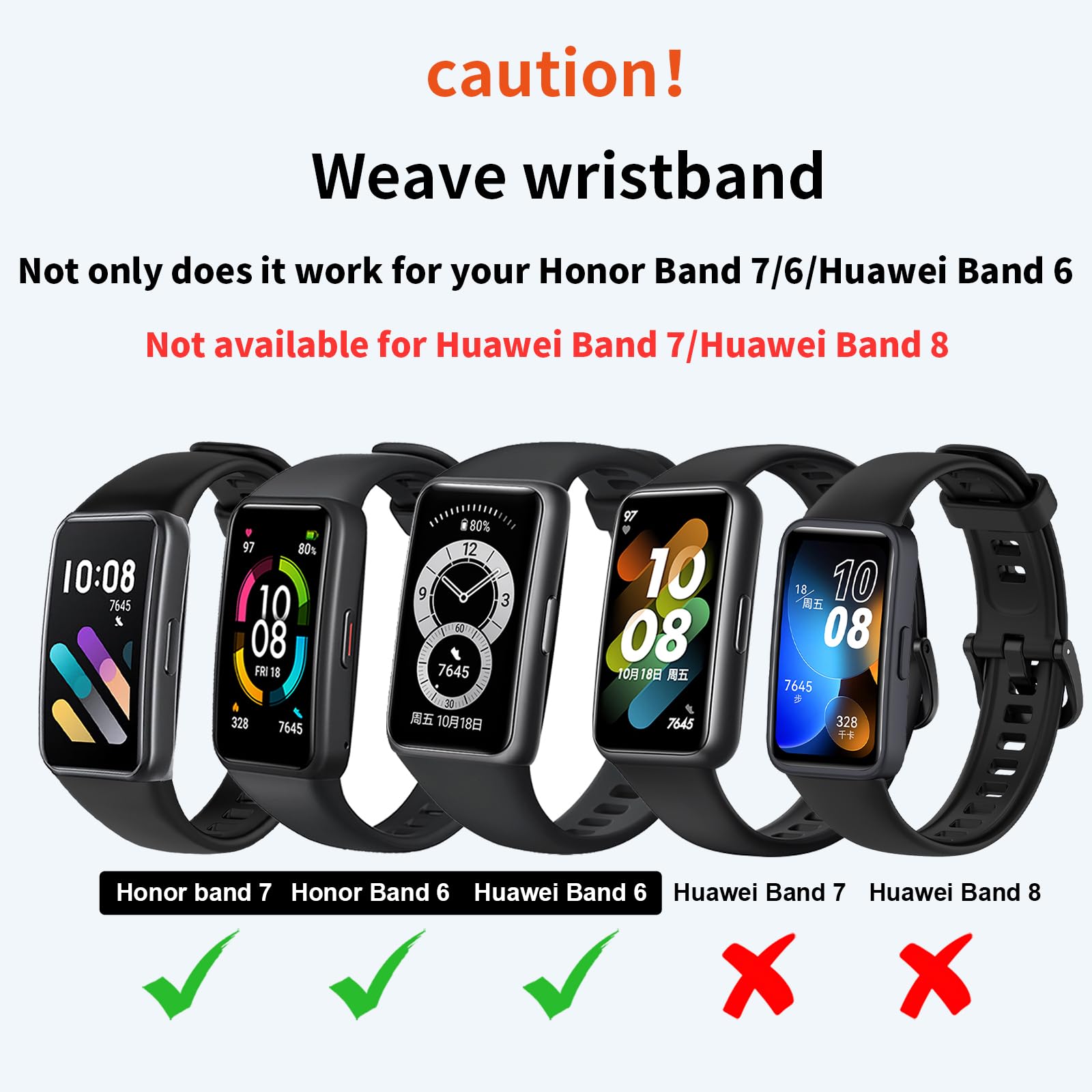 Bracelet De Remplacement En Silicone Pour Xiaomi Mi Band 9 Et 8 - Sangle Souple, Respirante Et Waterproof - Compatible Sport, Natation, Quotidien