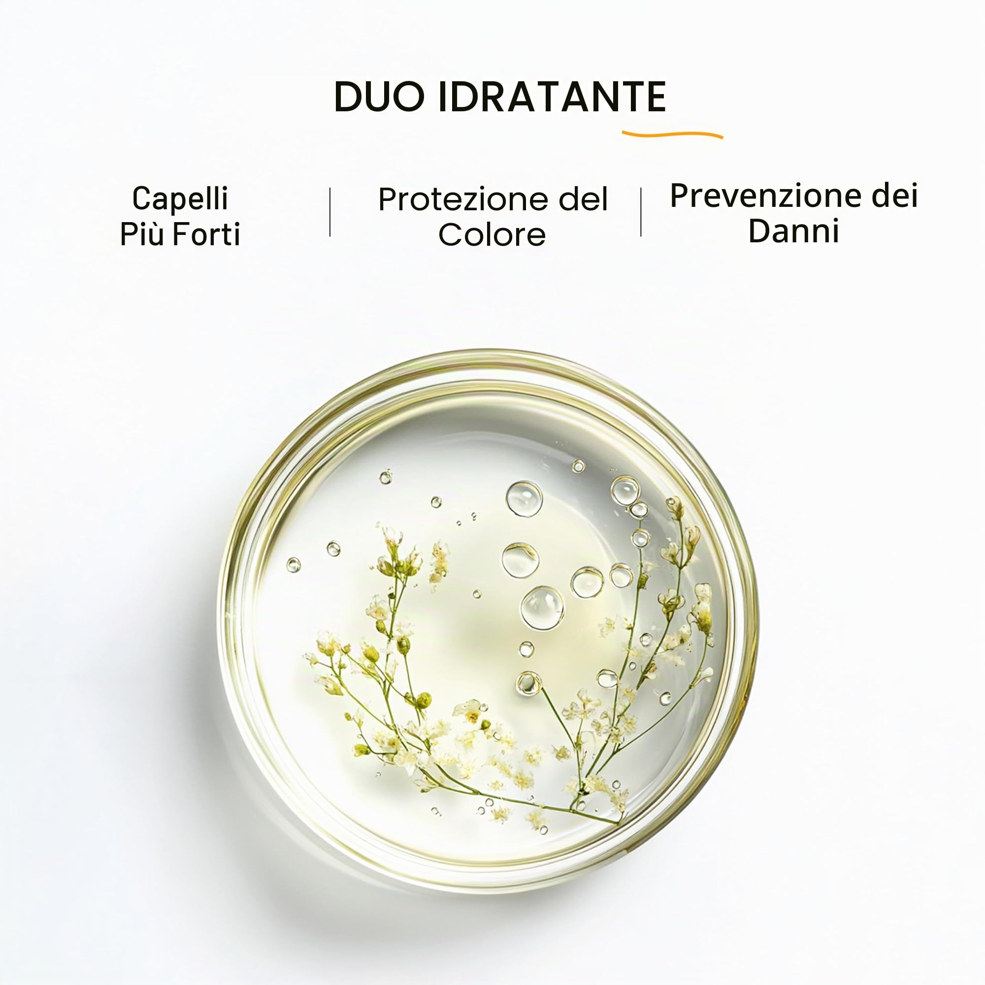 GK Hair Cheratina Globale Moisturizing Shampoo e Balsamo Set Idratanti per Capelli Colorati - Uso Quotidiano da Secchi a Normali Senza Parabeni 300ml