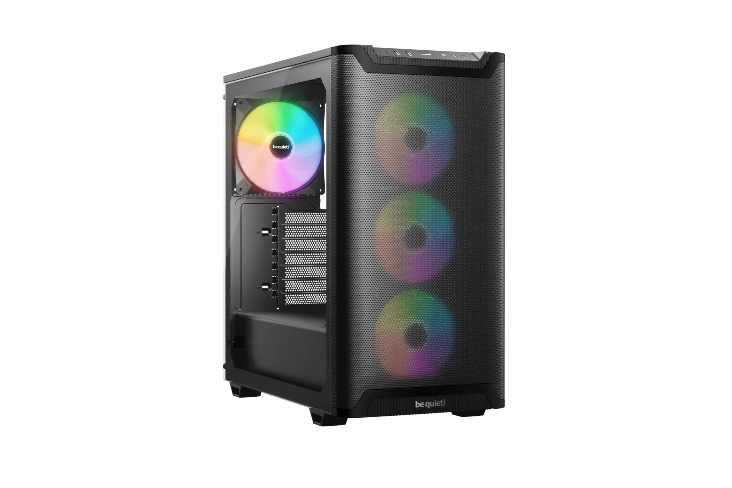 Amazon.co.jp: 静かに! Pure Base 501 LX ブラック ATX ミディタワー
