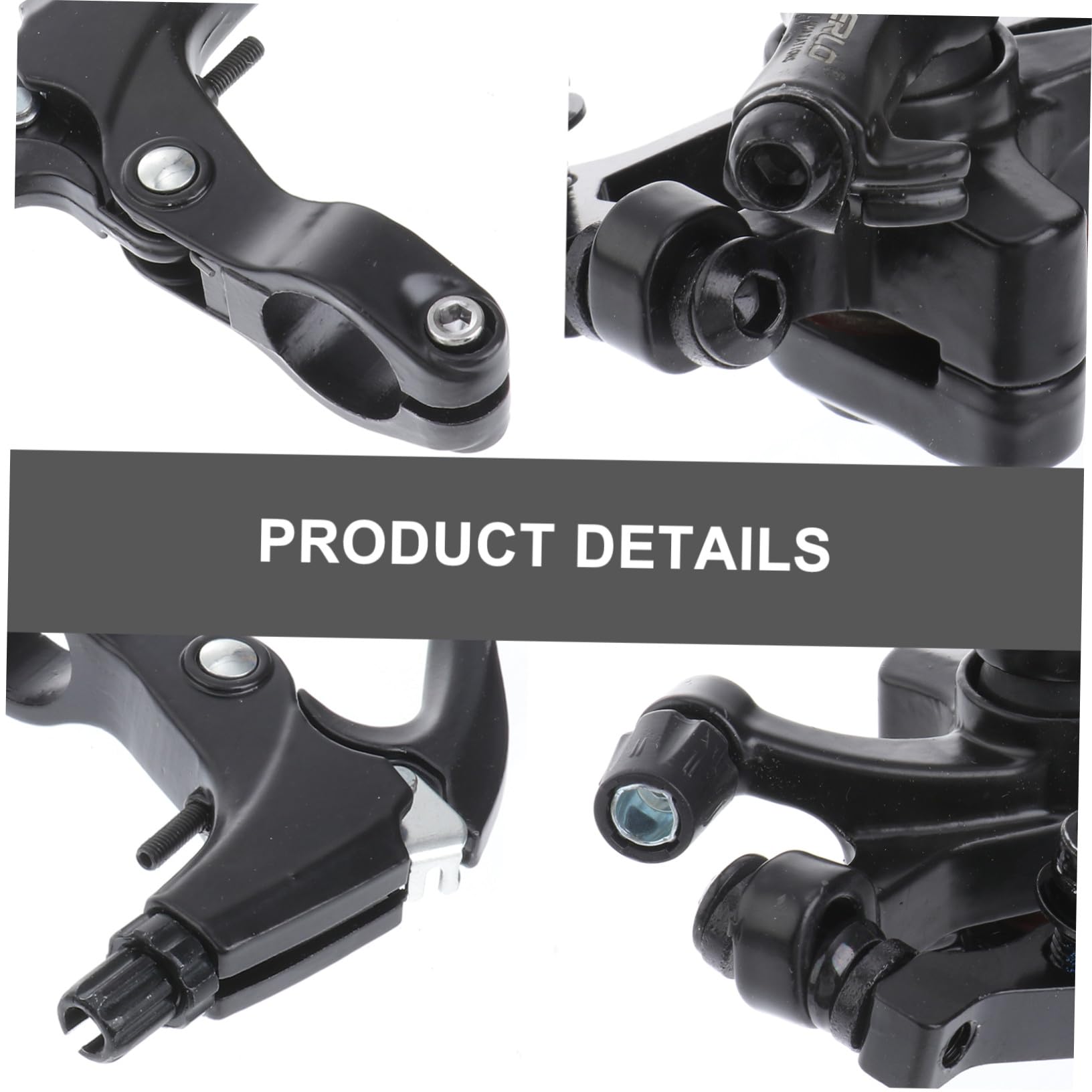 Toyvian Freno de Disco de Bicicleta G3, Juego de 1 Set, Metal Negro