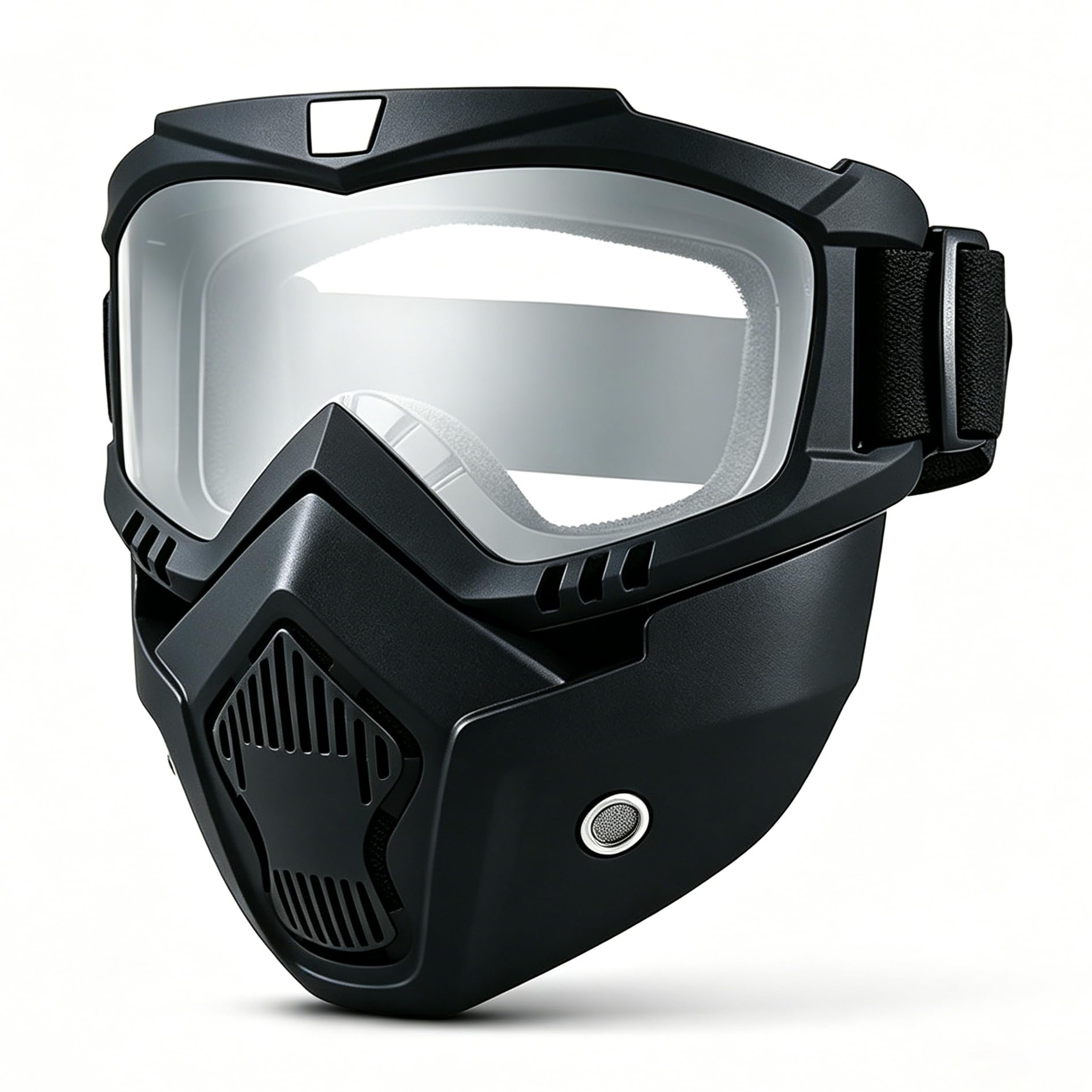 Paintball Mask Anti Fog,Tactical Full Face Mask Ski Mask Goggles Detachable Adjustable,Motorcycle Riding Face Protection