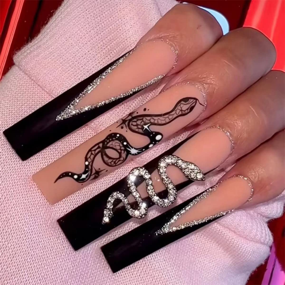 JUSTOTRY 24 Pcs Glossy Milky and Pink Solid Press on Nails Short Designs,False Nails Oval,French Almond Stick on Nails for Women and Teens,Pretty Fake Nail for Girls Nail Art — view 31