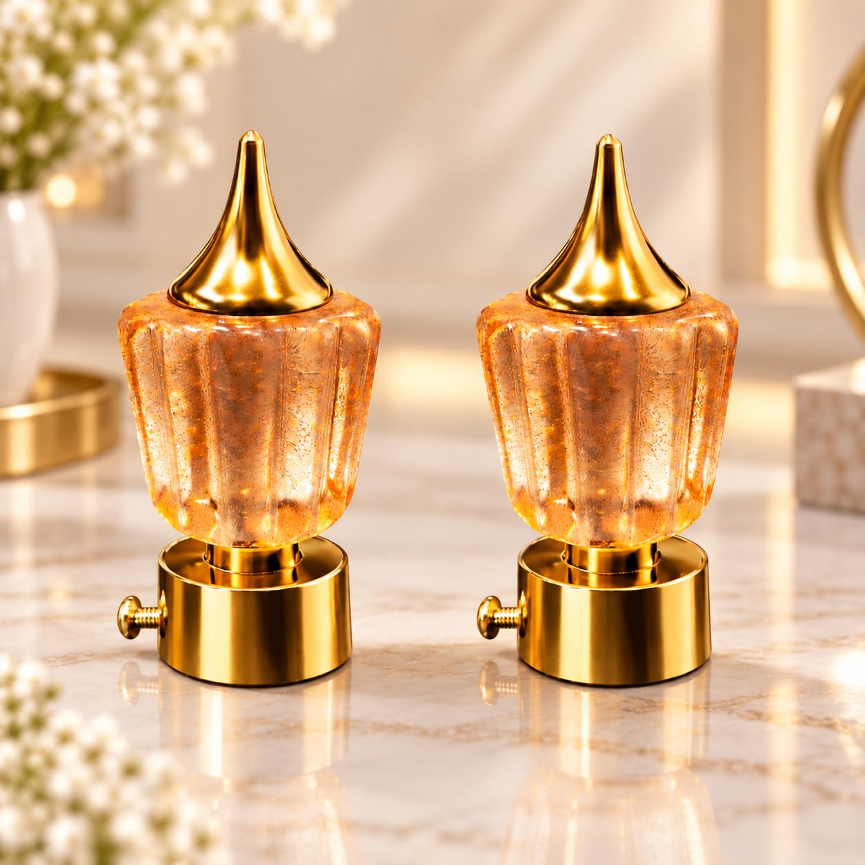 Elite Heavy Brass Antique Decorative Round Curtain Rod End Cap Finials for Door and Window 1 Inch Curtain Rod Accessories- 4pcs (Brass Antique) — Amazon image 11