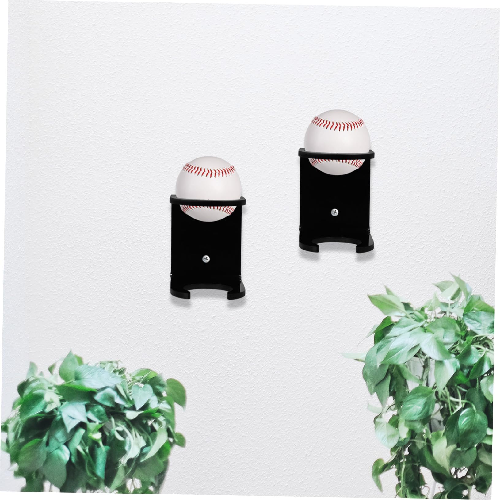 Gogogmee Acrylic Baseball Bat Stand Wall-mounted Bat Display Baseball Holder Creative for Displaying