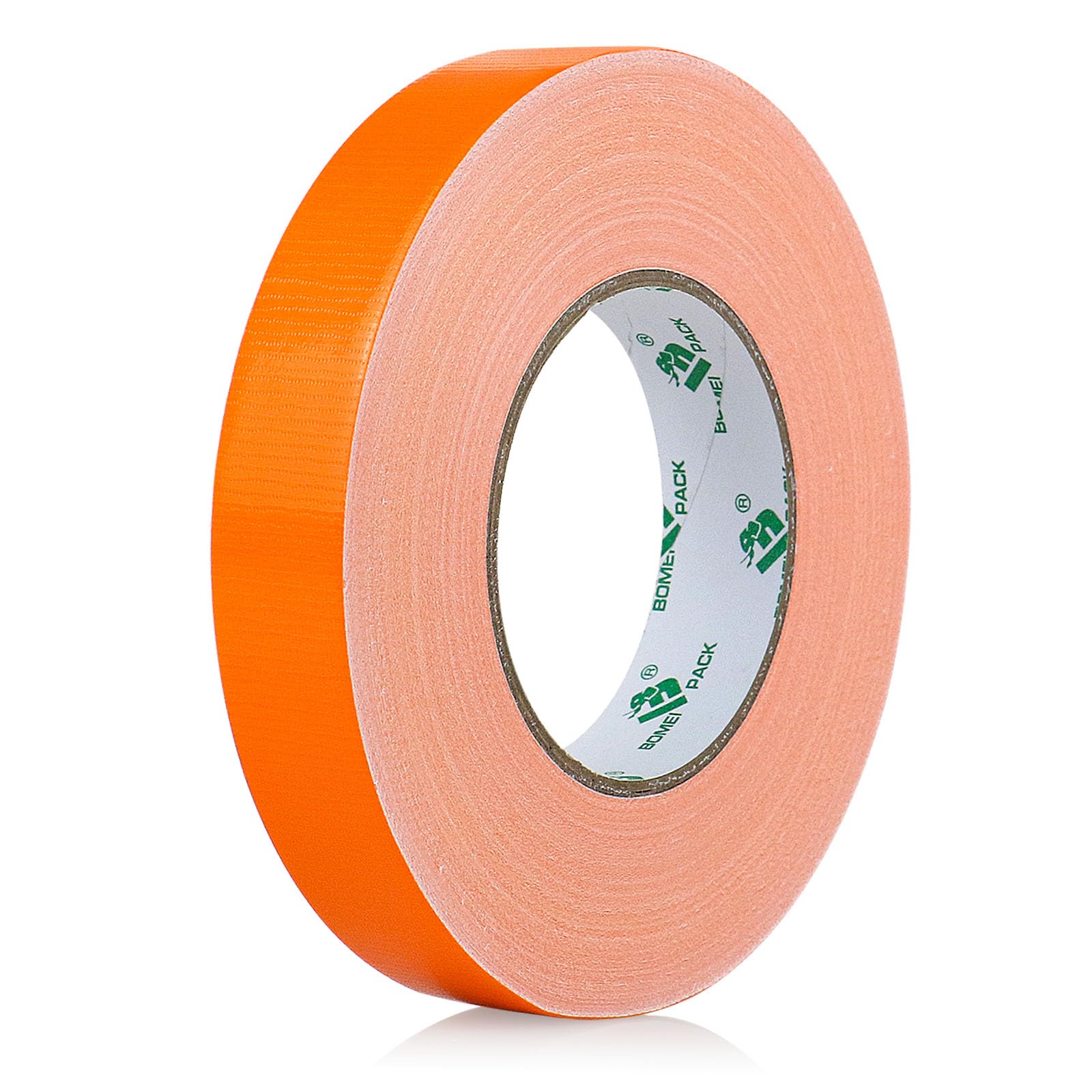 BOMEI PACK Orange Duct Tape 1inch, Heavy Duty Strong Waterproof Industrial Color Duct Tape 9.0mil x 60yds for Packing and Repairing