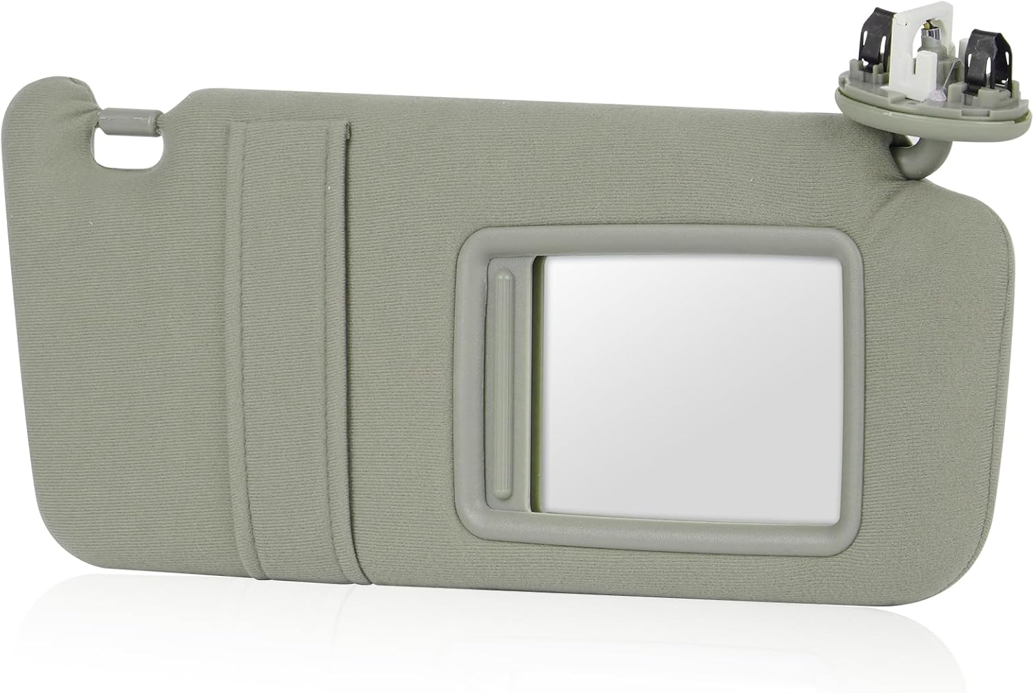 Gray Passenger Right Side Sun Visor Replacement Compatible with 2007 2008 2009 2010 2011 Toyota Camry with Sunroof Replace 74310-06770-B0
