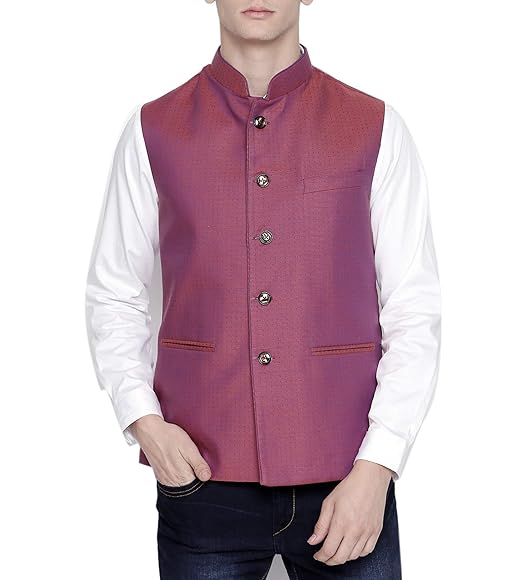 maroon modi coat