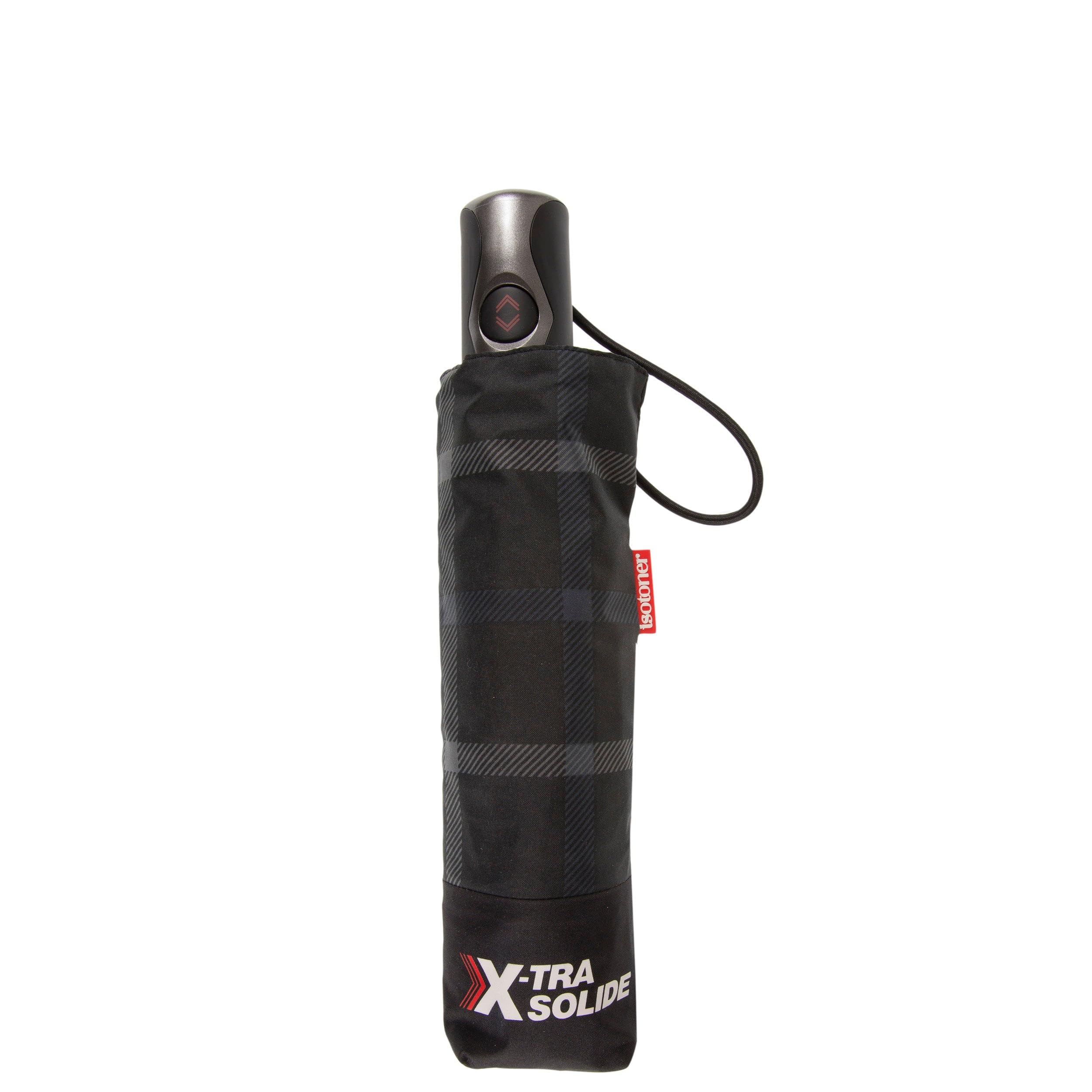 Isotoner Parapluie x-tra solide, ultra déperlant, ouverture/fermeture automatique,