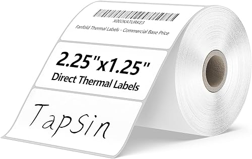 Etiquetas térmicas directas de 2 x 1 pulgadas, etiquetas de dirección compatibles con impresoras de etiquetas de escritorio Roll & Zebra para