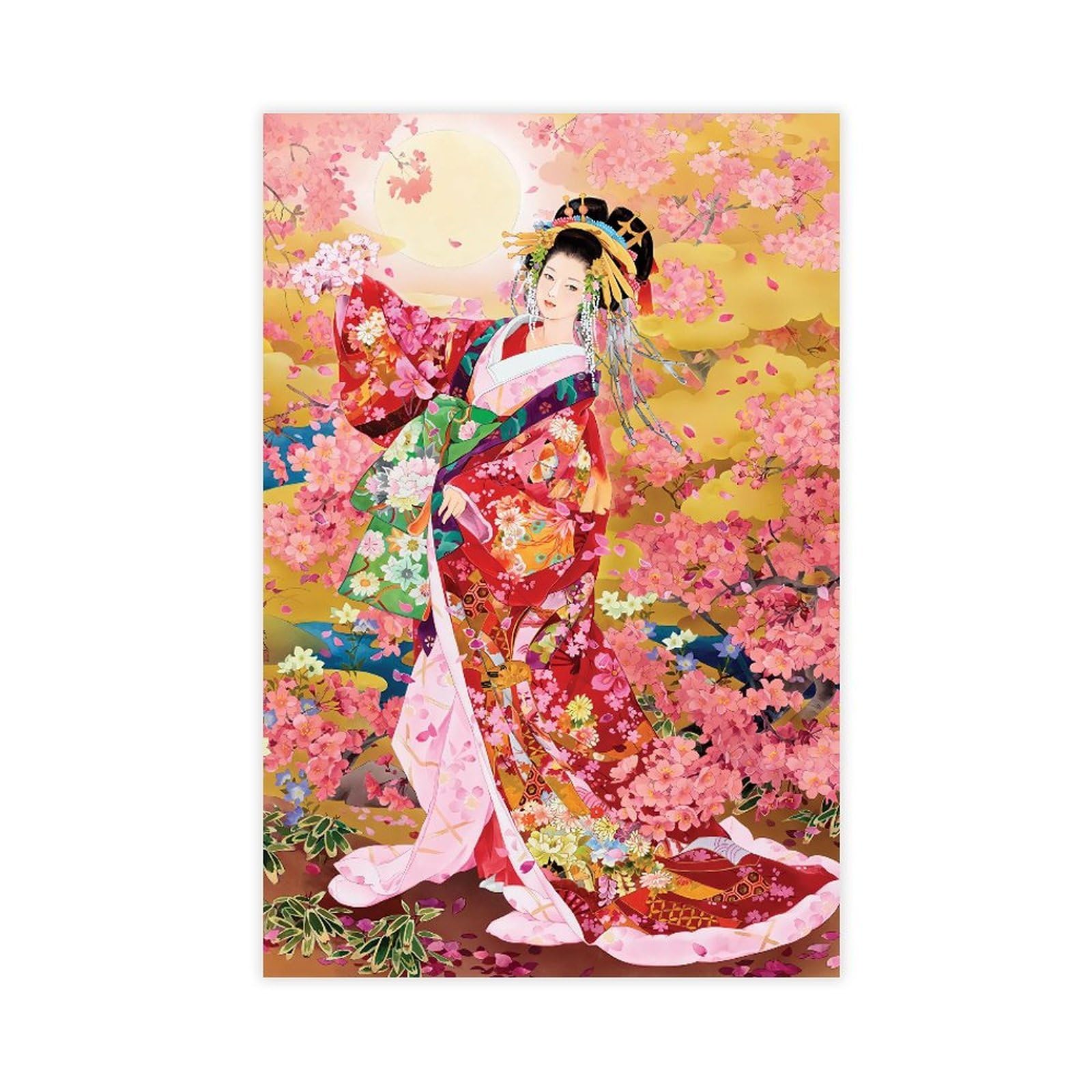 QNVJQKDSI Japanese Geisha Art (25) Canvas Poster Bedroom Decor Landscape Office Room Decor Gift 20" L X 30" W