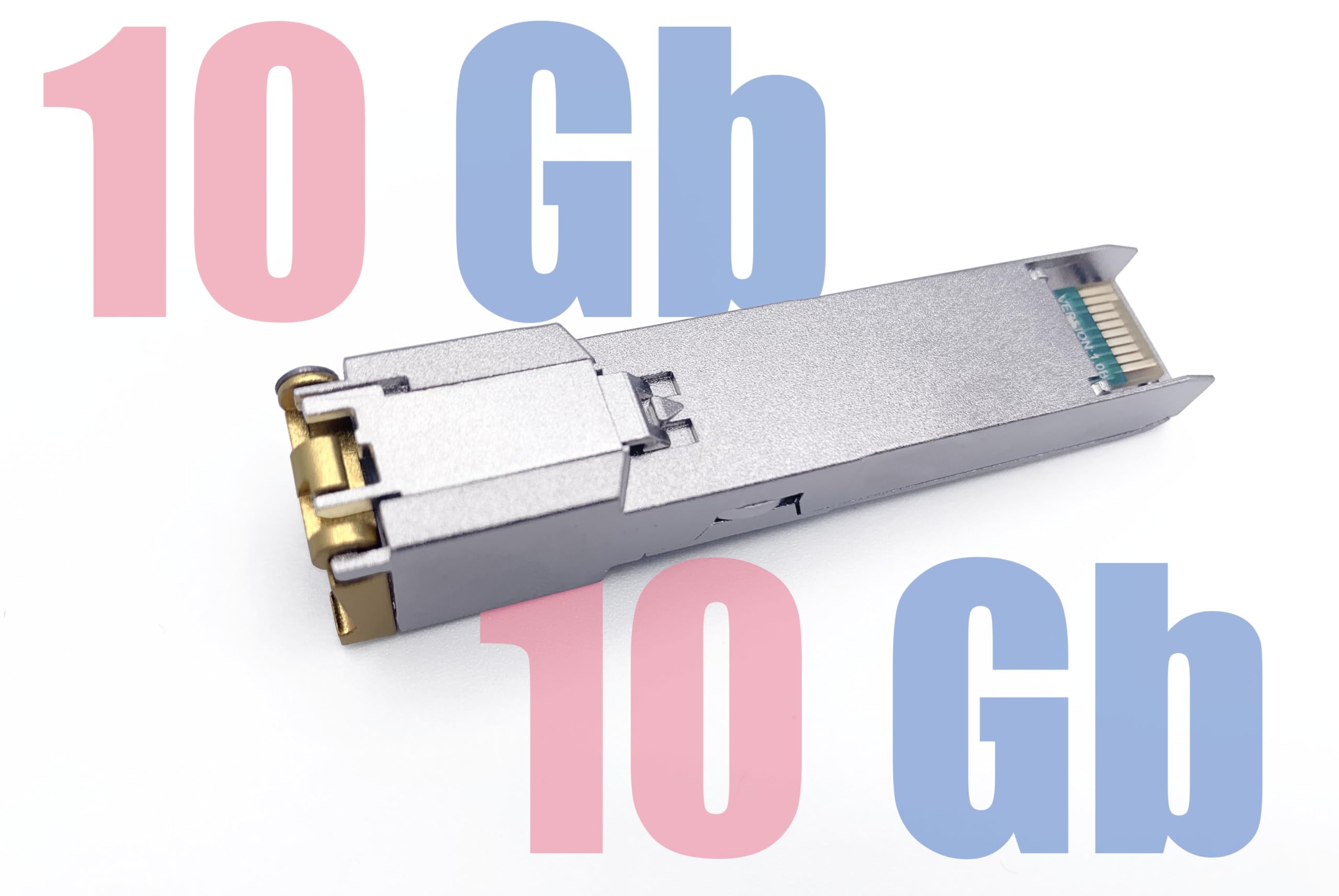 Elfcam 10Gb SFP+ RJ45 Modulo 10Gbase-T-30m con Cavo Cat8 2m per Freebox Ultra