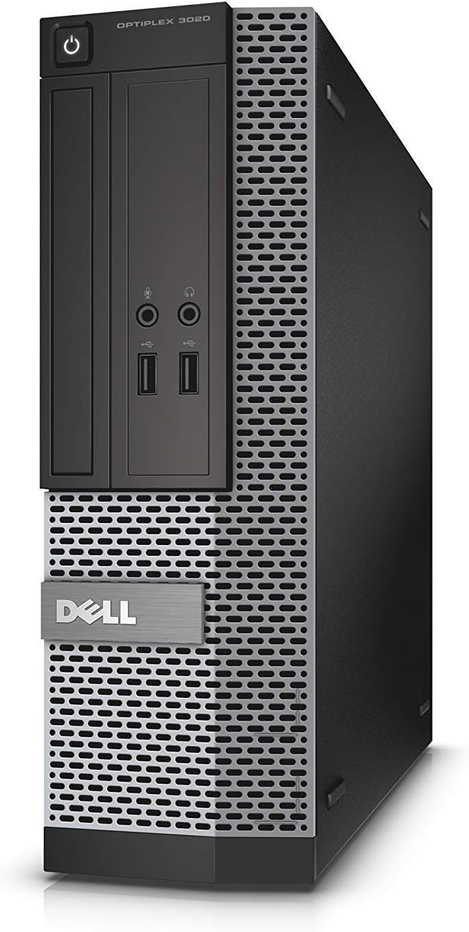 Dell Optiplex 3020 Small Form Factor (SFF) - i3-4130 3.4GHz 4th Gen CPU - 8GB RAM - 512GB Solid State Drive (SSD) - Windows 10 Pro - Home/Office PC Desktop Computer with Antivirus (Renewed)