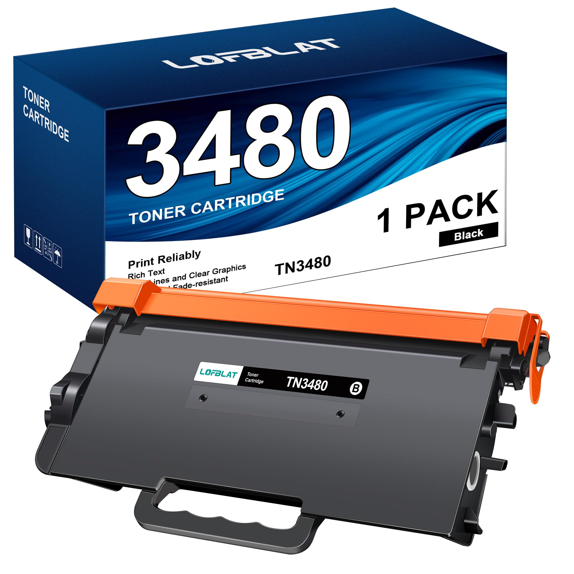 Bubprint Cartouche de Toner Compatible pour Brother TN-3480 TN-3430 DCP Bubprint Cartouche de Toner Compatible pour Brother TN-3480 TN-3430 DCP