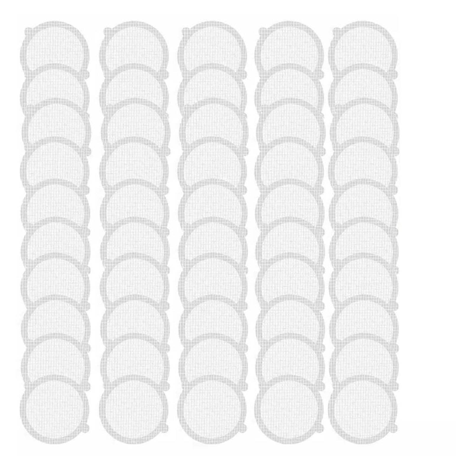 10-50PCS Disposable Floor Drain Sticker Shower Hair Catcher Cover Sink Blocker Bathtub Mesh Filter(Circle-9cm-50PCS)
