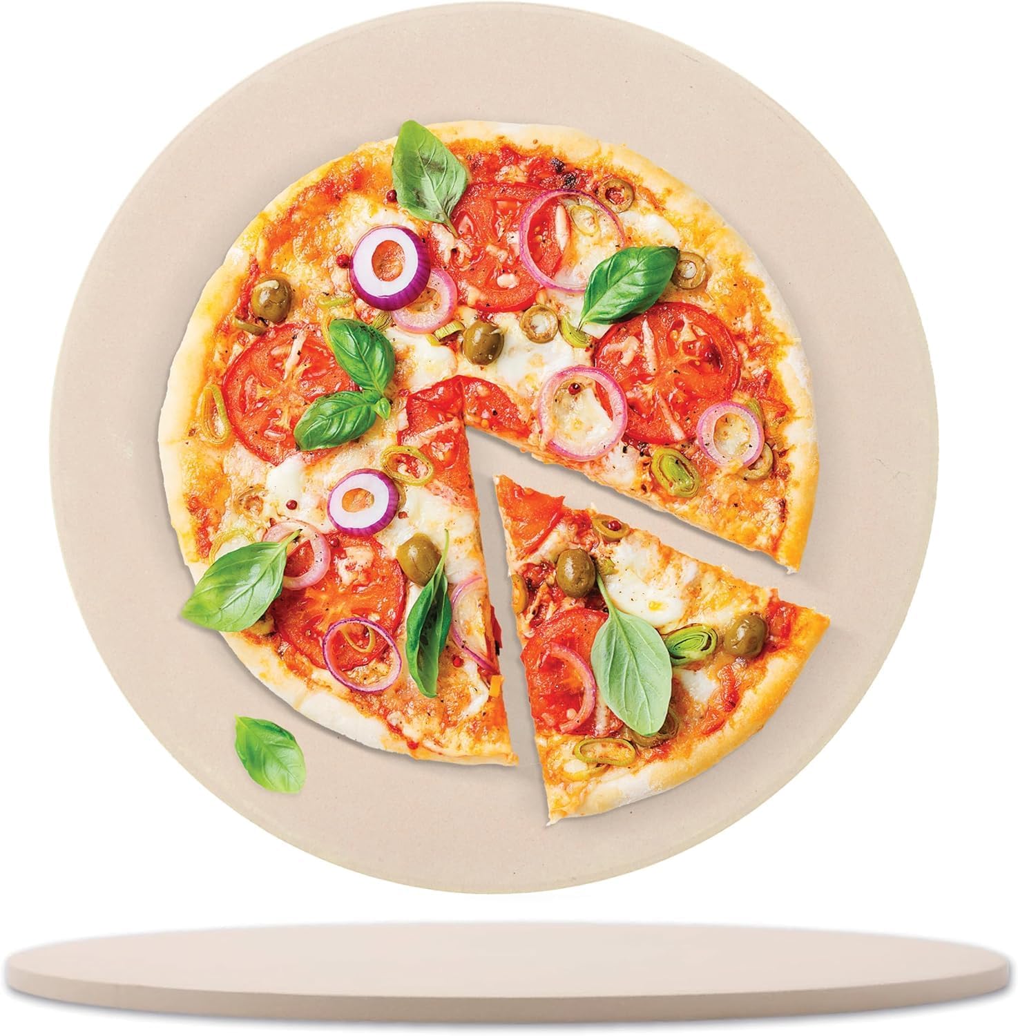Nuwave 11.5 Inch Pizza Stone, New and Improved .48 Inch