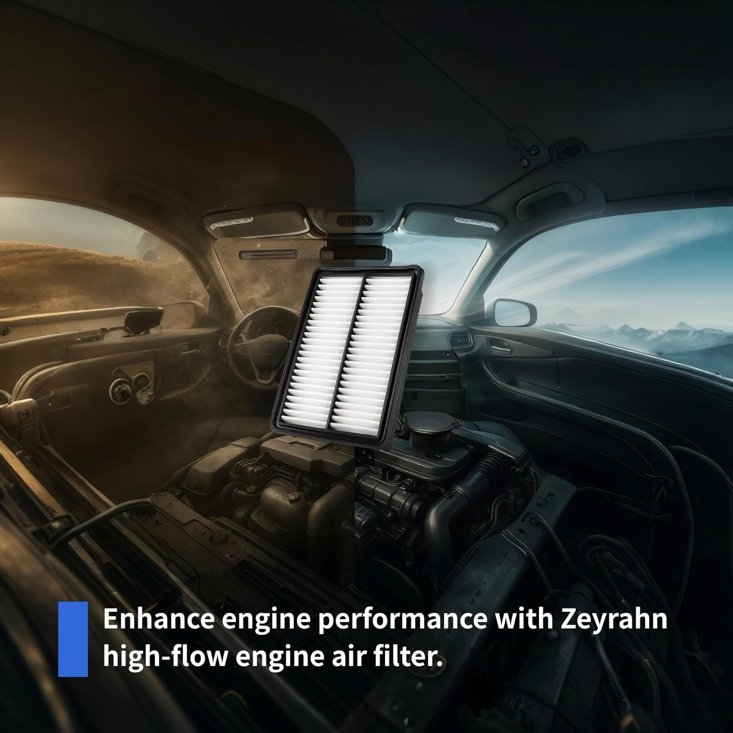Cabin & Engine Air Filter Kit for Mazda 3 2019-2023, Mazda 3 Sport 2019-2025, CX-30 2020-2025