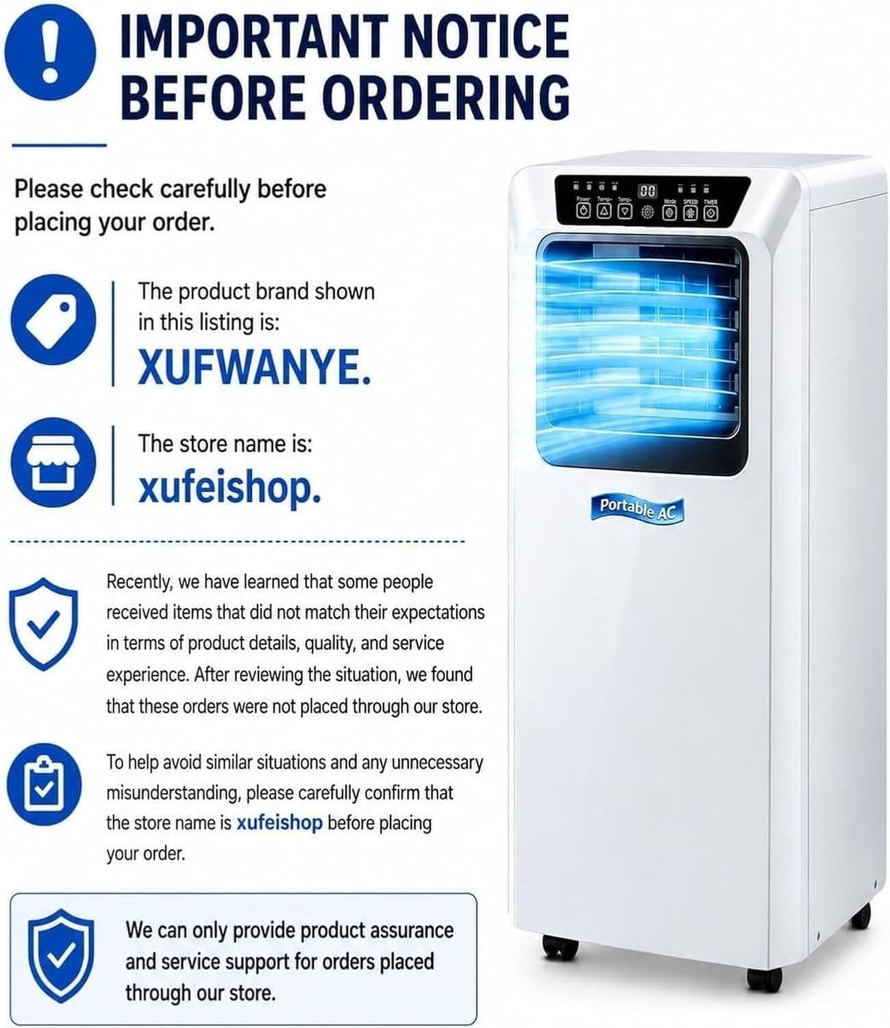 Condizionatore Portatile 9000 BTU Raffredda 20 m² con Deumidificatore e Ventola, Telecomando Timer modalità Notte Funziona Fino a 7000 BTU, (7000btu), (7000BTU)