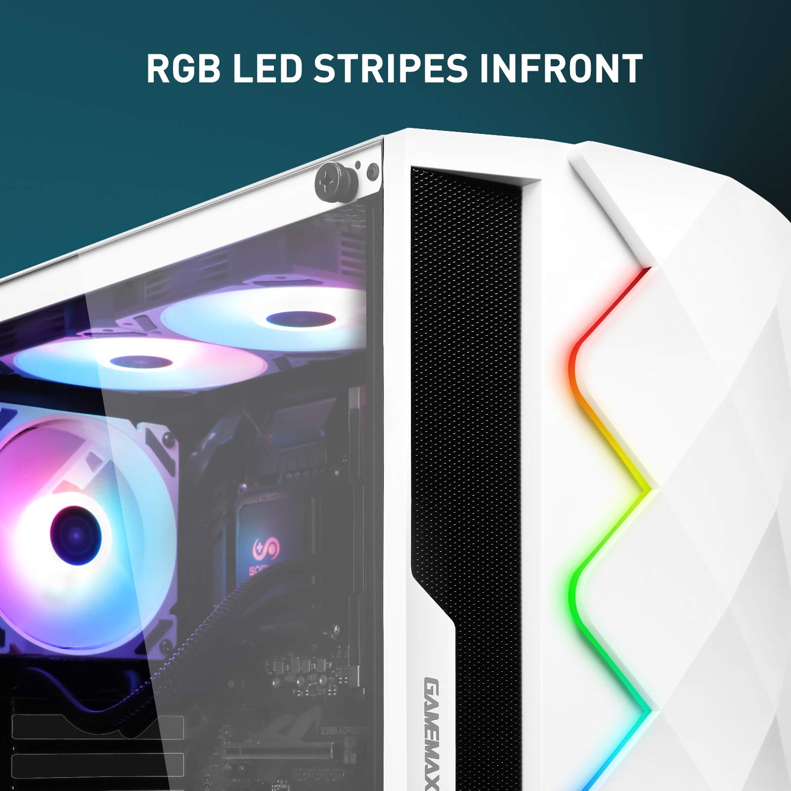 Buy GIM ATX Case, MidTower PC Gaming Chassis, Compact Computer Case