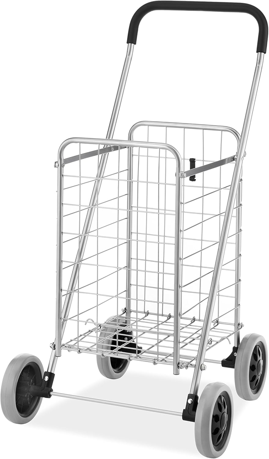 Whitmor Utility Shopping Cart - Durable Folding Design for Easy Storage