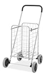 Whitmor Utility Shopping Cart - Durable Folding Design for Easy Storage, Model Number: 6250-4997-2-SIOC