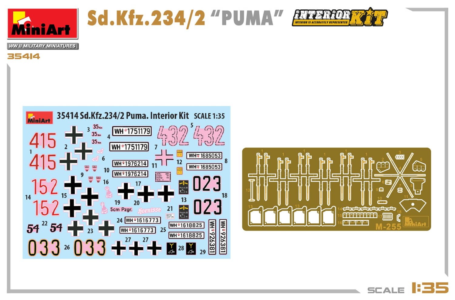 Miniart - sd.kfz.234/2 puma 1/35 - miniart 35414