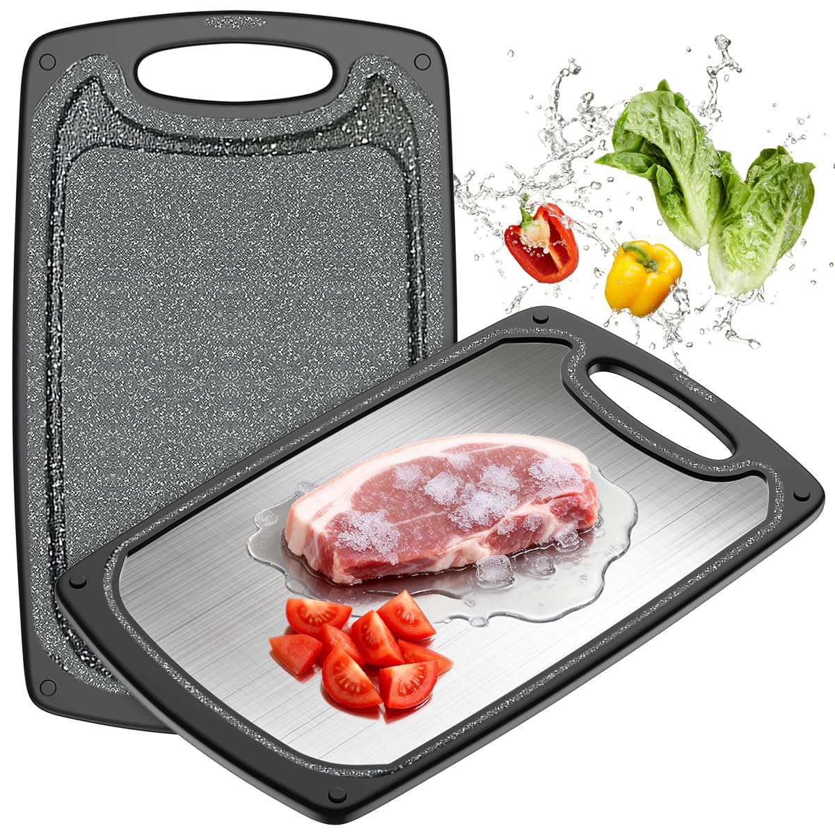Viretang Small Stainless Steel Cutting Board