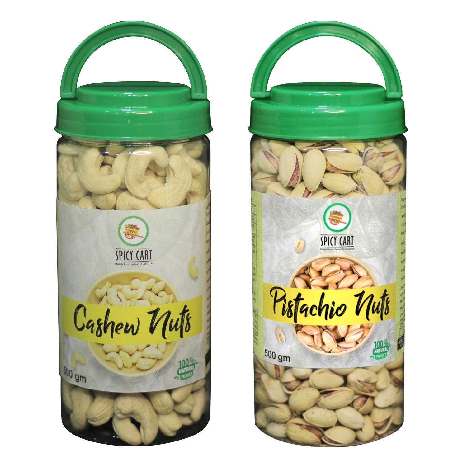 Spicy Carte Dry Fruits Combo Pack - Cashew Nut & Pistachios, 1Kg (B07ZDGZPLV) Amazon Price History, Amazon Price Tracker