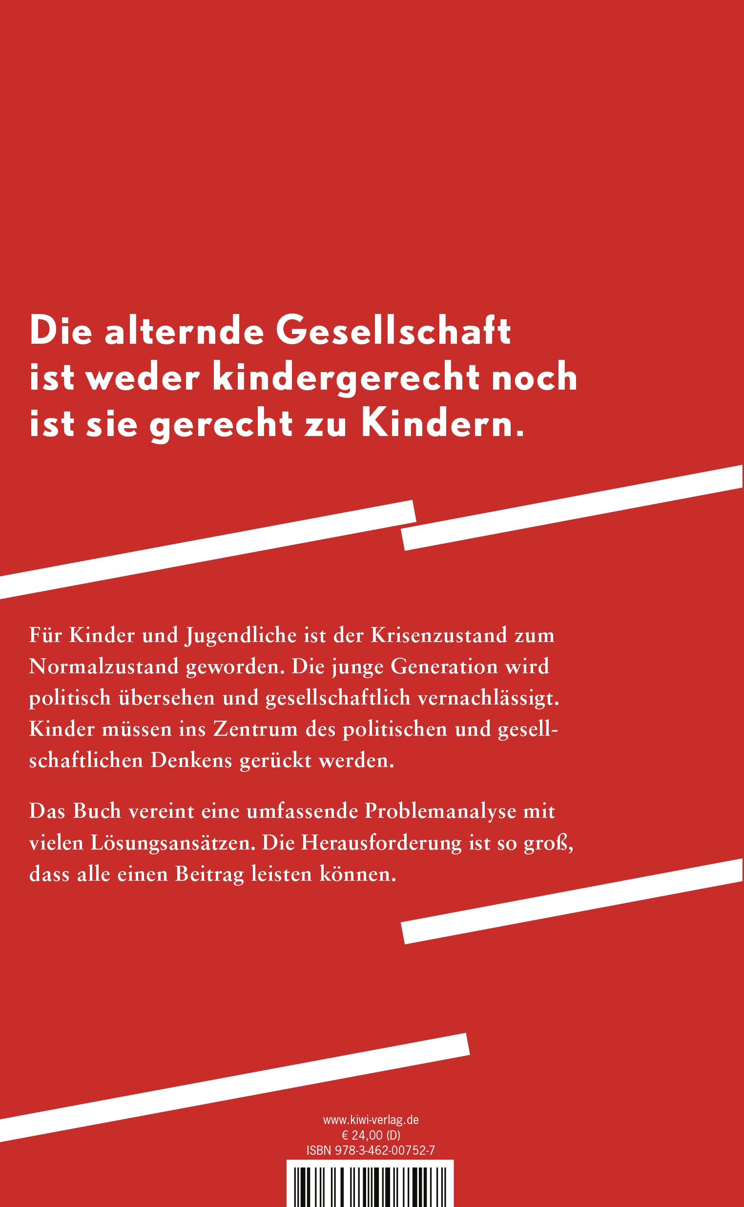 Kinder - Minderheit ohne Schutz: Aufwachsen in der alternden Gesellschaft | Nominiert für den Deutschen Sachbuchpreis 2025