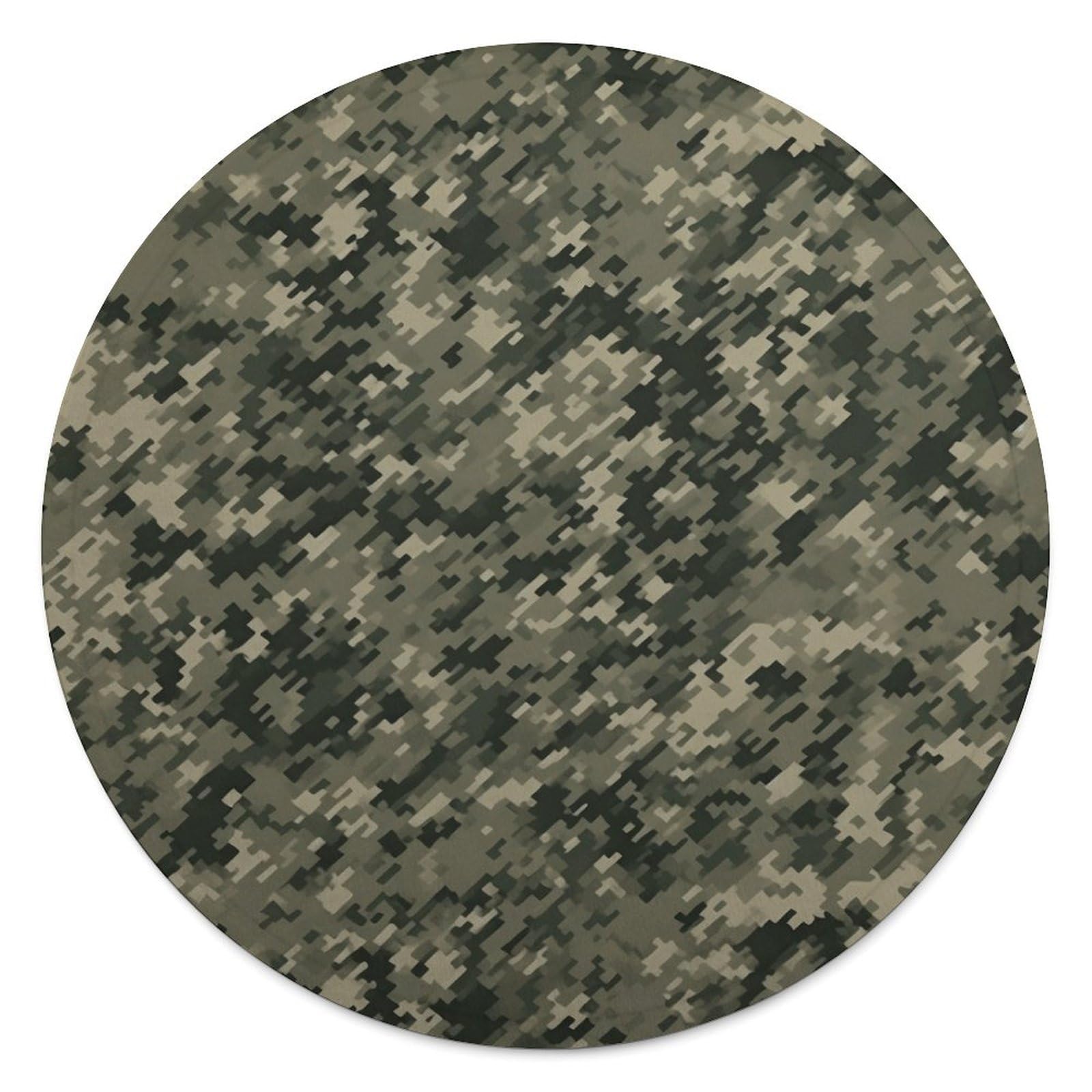 Couverture de plage ronde militaire 150cm microfibre coton drap de pique-nique à franges