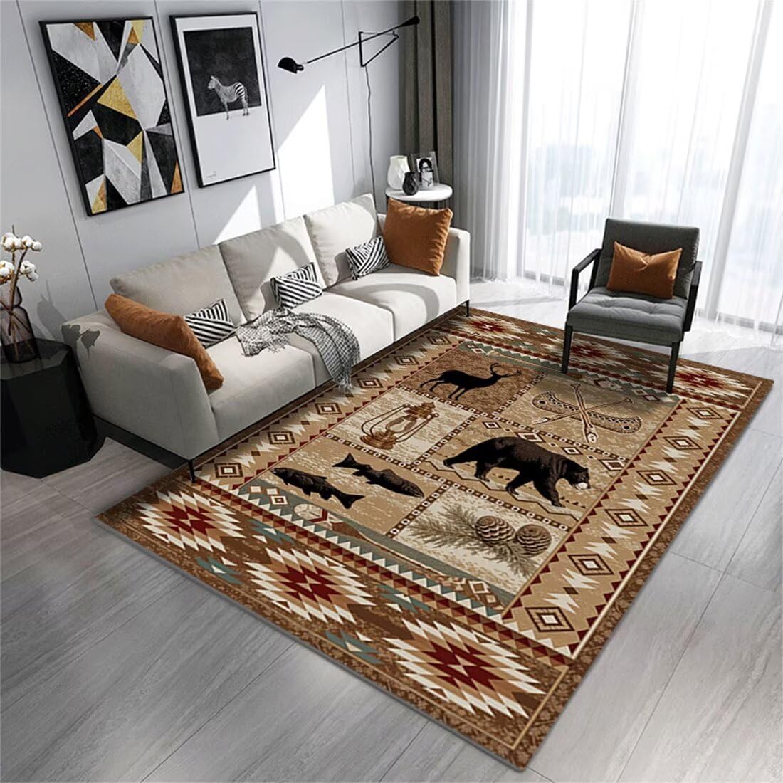 Tapis éveil bébé ultra résistant à l'usure pour intérieur et extérieur