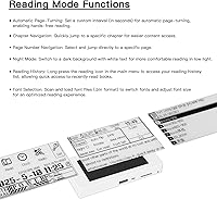 Vista 3 de Mini lector de libros electrónicos con pantalla de tinta de 2.66 pulgadas, dispositivos de lector E para reloj meteorológico, visualización
