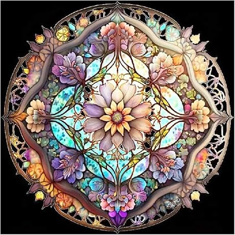 GUMITOON 5D Mandala Diamond Dot Painting Kits for Beginners