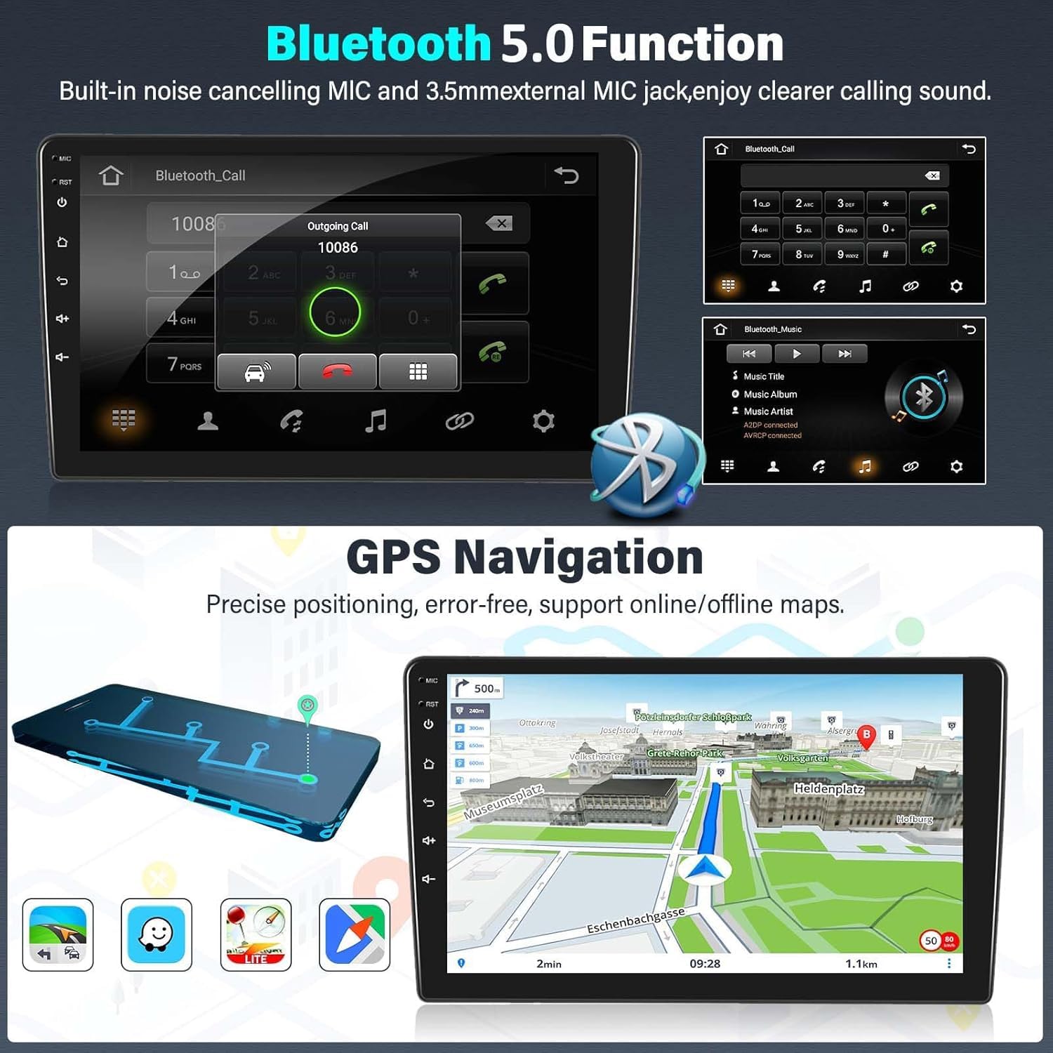 Radio samochodowe Android 15 Sat Navi dla VW Passat B8 (2015-2020) 9-calowy odtwarzacz multimedialny z ekranem dotykowym z bezprzewodową nawigacją Carplay GPS FM RDS Bluetooth 5G-WiFi SWC DSP,M700s