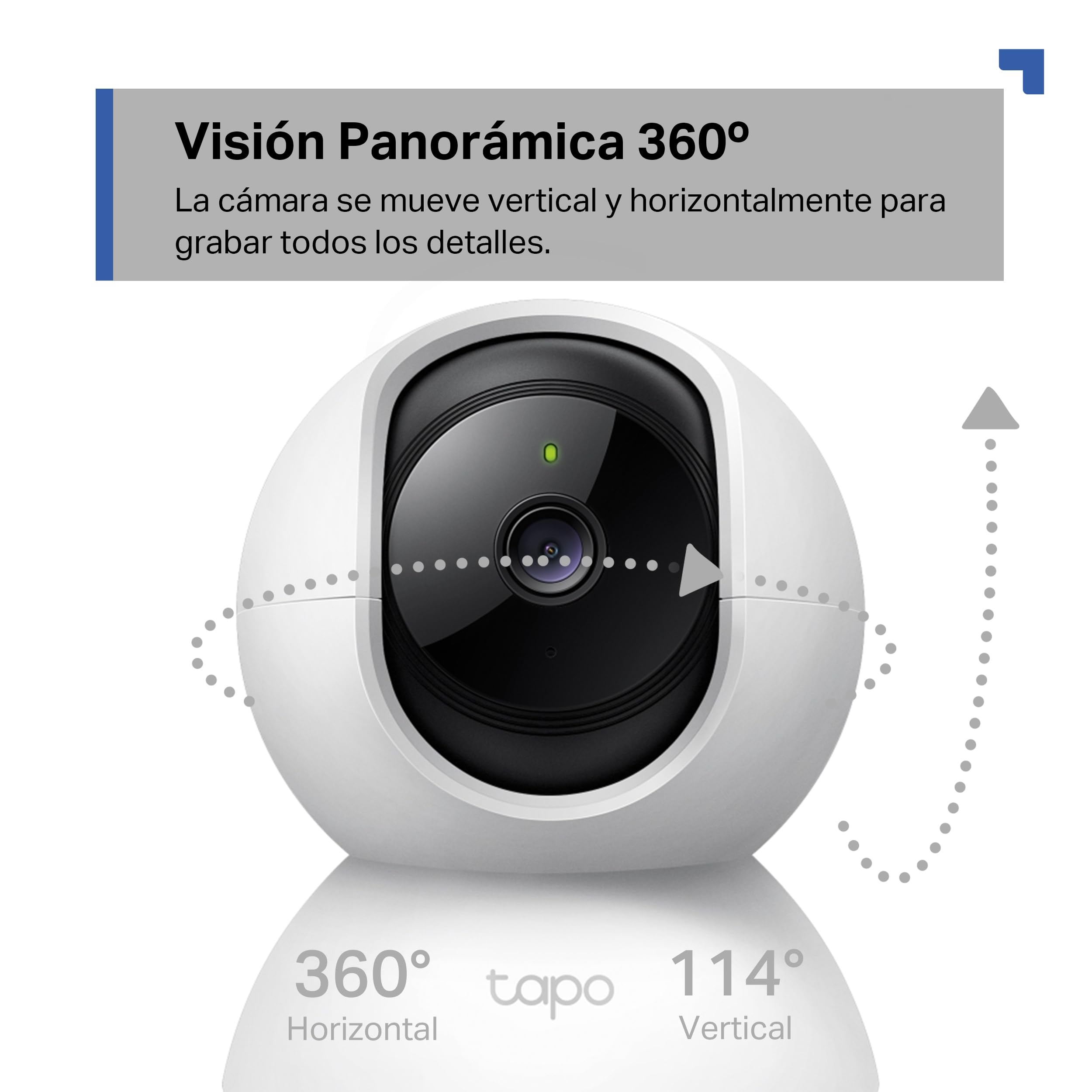 Tapo C200C FHD Telecamera WiFi Interno Videocamera Sorveglianza 360° — immagine 4 di 16