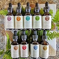 Vista 2 de Juego completo de esencias florales hawaianas - 9 botellas en total