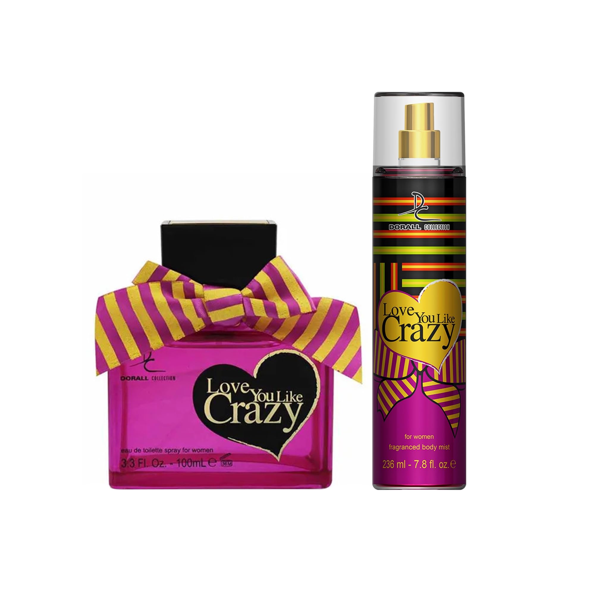 Dorall Collection Love You Like Crazy Eau De Toilette 100ml + Body Mist 236ml Virtual Gift Set-image-14