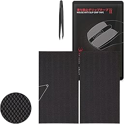 【 滑り止め/手触りUP / 2枚入り 】Hotline games New 2.0 マウス アンチスリップ テープ DIY用 滑り止めグリップテープ ゲーミングマウスソール